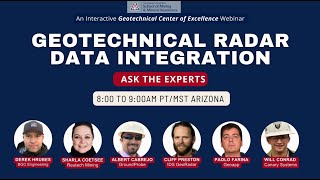 Ask the Experts Geotechnical Radar Data Integration [upl. by Nahbois]