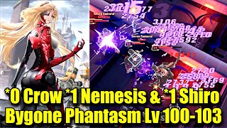 0 Crow 1 Nemesis amp 1 Shiro  Bygone Phantasm Lv 100103  Tower of Fantasy Global [upl. by Nwahsit]