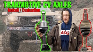 Trakmotive Extended Travel CV Axles Does it make a difference [upl. by Aihsele888]