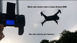 Mais um vôo com o meu drone l900 e teste com antenas de Roteador [upl. by Nynahs]