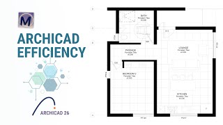 ArchiCAD 26 Floor Plan House Design Concept Detailing amp Presentation [upl. by Eyaf]