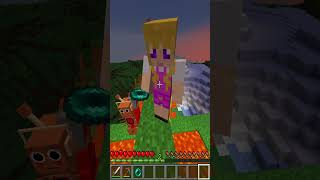 ESCAPAMOS DE LOS SPRUNKI CON ENDER PEARL shorts sprunki novia babyinyellow minecraft [upl. by Alakim347]