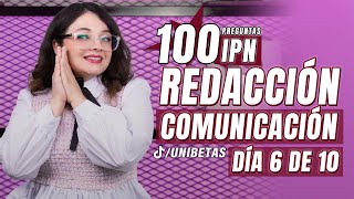 100 Preguntas IPN de Comunicación Día 6 DE 10 Redacción [upl. by Perzan]