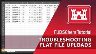 Troubleshooting Flat File Uploads  FUDSChem [upl. by Fulvia]