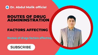 Route of drug administration l Factors Affecting l local and systemic route of drugs [upl. by Akimrej965]