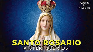 Santo Rosario di oggi Giovedì 2 Novembre 2023 Con Litanie Lauretane GIORNO DI TUTTI I DEFUNTI [upl. by Aitercul]