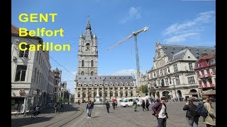 Gent Gand Belfort Carillon Beffroi Belfry Glockenspiel Klockspel 12 juni 2018 [upl. by Llewol]