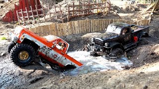 Two Trucks Compete on a Large Backyard Scale Trail Park  RC ADVENTURES [upl. by Nobile]