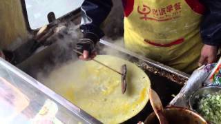 Jian Bing  your best bet Beijing breakfast [upl. by Ahmar595]