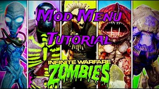 Infinite Warfare Zombies amp Multiplayer Mod Menu Tutorial 2024 max prestige amp god mode [upl. by Yrahcaz]