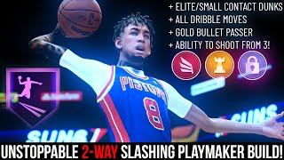 2WAY SLASHING PLAYMAKER BUILD WITH SHARP TAKEOVER NBA 2K22 NEXT GEN [upl. by Reace]