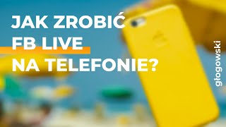 Jak zrobić LIVE na Facebooku na telefonie 📲 FB Live na iPhone [upl. by Onibag]