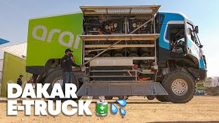 Dakar Tech Talk Hydrogen Fuel Cell Powered Truck ⚡️💦 [upl. by Nowyt]