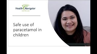 Safe use of paracetamol for children [upl. by Gobert]