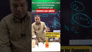 Oxidising Nature of Nitric Acids😱Reaction of Zinc metal and Nitric Acid🔥experiments chemistry [upl. by Alicul]