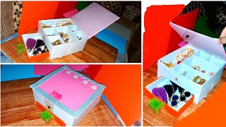 Diy jewelry organizer box [upl. by Ynnoj56]