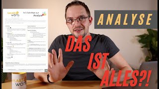 Nur 5 Schritte zur perfekten Analyse [upl. by Rochkind]