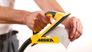 Dustfree hand sanding with Mirka Handy [upl. by Maxa]