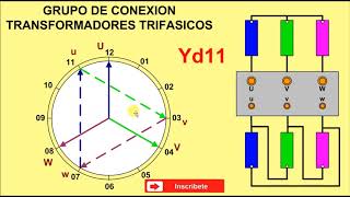 Grupo de Conexion de Transformadores Yd11 [upl. by Nogam]