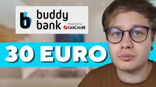 30 EURO CON BUDDYBANK  NUOVA PROMOZIONE 2023 [upl. by Truk]