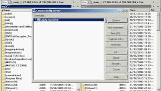 FTP connection with Total Commander [upl. by Yrnehnhoj]