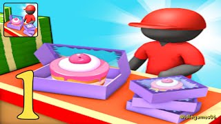 Cake Ready Idle Bakery Tycoon  Gameplay Mobile Game Walkthrough Android Ios Gaming Part 1 [upl. by Eerual]