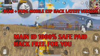 Bgmi latest Esp hack  Pubg mobile Esp Hack  main id 1000 safe [upl. by Jannelle666]