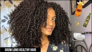 DIY NATURAL HAIR MASK  For Moisture Growth amp Definition [upl. by Francine]