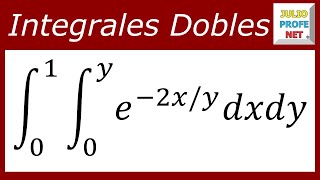 INTEGRALES DOBLES  Ejercicio 4 [upl. by Kironde943]