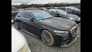 2023 MERCEDES BENZ S 580 4MATIC VIN W1K6G7GB8PA223726 [upl. by Airdnaid]