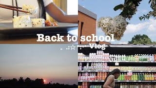 Back to school vlog ♡︎ move in preparing for school dorm [upl. by Chelsae346]