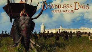 MUMAKIL ARE ON THE LOOSE  Dawnless Days Total War Multiplayer Siege [upl. by Gert653]