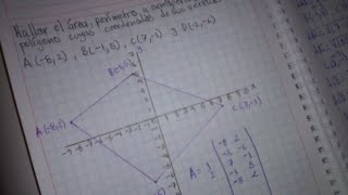 Área Perímetro Y SemiPerímetro de un POLÍGONO dados SUS VÉRTICESGEOMETRÍA ANALÍTICA [upl. by Neuberger]