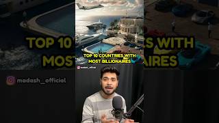 Top 10 Countries With Most Billionaires 💸🤑 [upl. by Oralla]