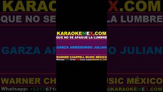 karaoke los invasores de nuevo leon  que no se apague la lumbre karaokemex [upl. by Emersen732]