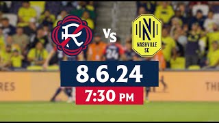 Revs vs Nashville SC  Leagues Cup Group Stage [upl. by Ambros]