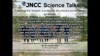 JNCC ScienceTEPoP Festival 2024 Tracking the Impact Localising structured surveillance schemes [upl. by Larcher]