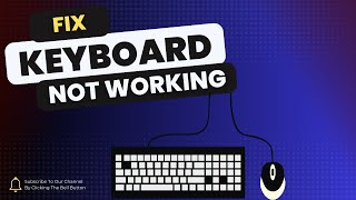 How to Fix Keyboard Not Working Issue in Windows 1011 Easy [upl. by Ydassac]