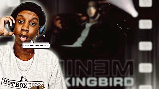 FIRST TIME HEARING Eminem  Mockingbird Official Music Video REACTION  THIS HAD ME EMOTIONAL… [upl. by Ygief]