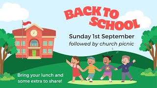 Sunday 1st September 2024 1030am Back to School Sunday Morning Service St Martins Stockport [upl. by Anivahs]