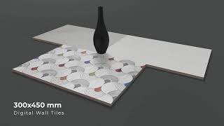 Adon Ceramic offers new graycolored wall tiles in 300x450mm Dimension [upl. by Thurnau]