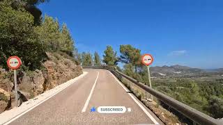 Climbing the famous Col de Rates  Parcent Costa Blanca Espana  Best cycling climb ever Spain 4k [upl. by Betti139]