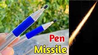 How to make rocket at home  Super Easy  Pen missile rockets for machis [upl. by Merow]