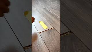 Fixing wooden Laminate Floor Gaps facts amazingfactschannel interestingfacts shortsvideoshorts [upl. by Rhoades801]