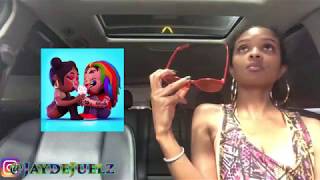 Tekashi 69 Nicki Minaj Fefe Reaction CarChronicle [upl. by Coy754]