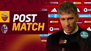 FLORENT GHISOLFI  INTERVISTA POST ROMABOLOGNA [upl. by Ibob934]