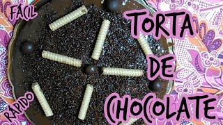 Torta de Chocolate Fácil y Delicioso Colab Mayelaeve  Receta [upl. by Oivalf]