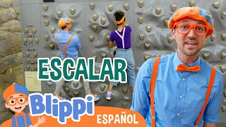 Escalamos con Blippi y Meekah 😊  Blippi Español  Videos educativos para niños  Aprende y Juega [upl. by Camey]