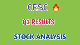 CESC Q2 RESULTS🔮CESC STOCK ANALYSIS⚡CESC SHARE🔴Q2 RESULTS  STOCK MARKET PLANNER [upl. by Hurley520]