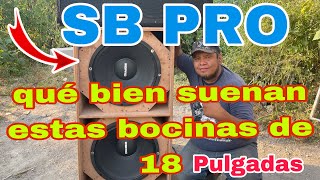 Bocinas SB PRO que bien suenan [upl. by Eybbob398]